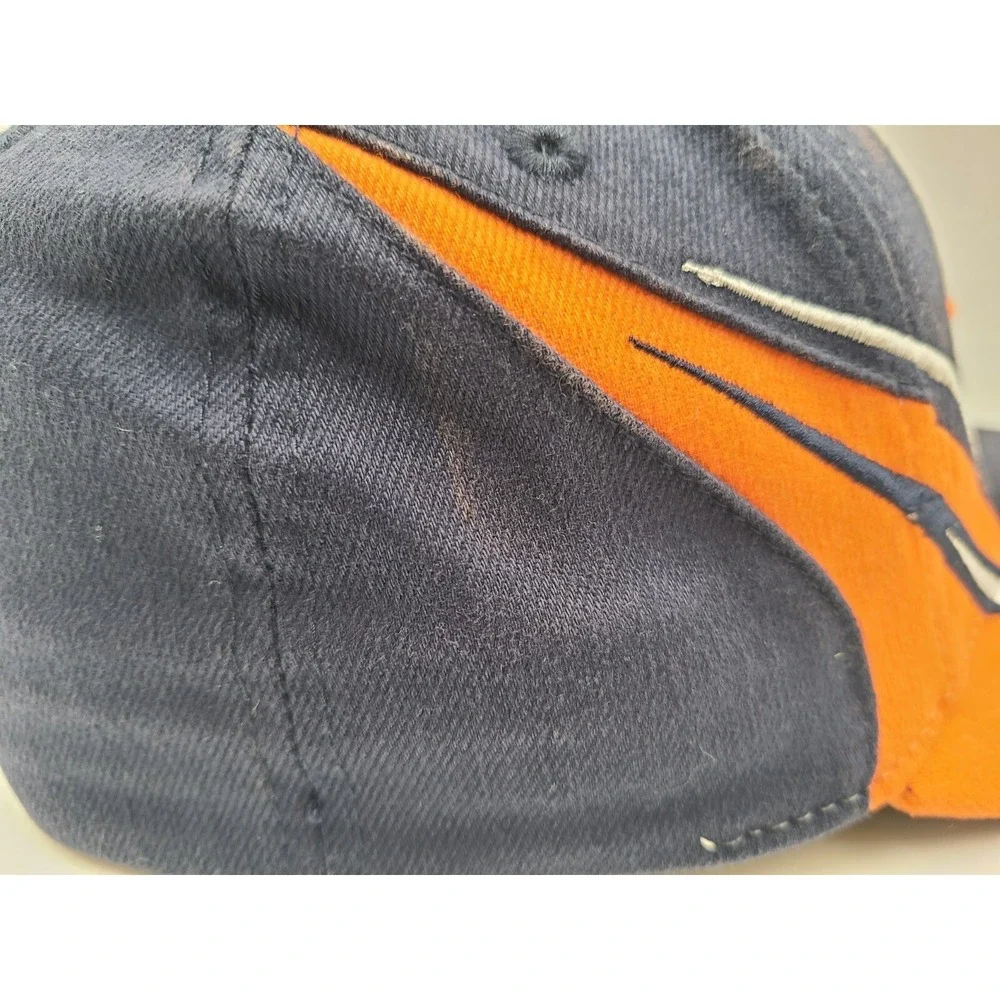 Youth Chicago Bears Reebok Flex Fitted Hat Cap Boy Girl NFL Football Blue Orange